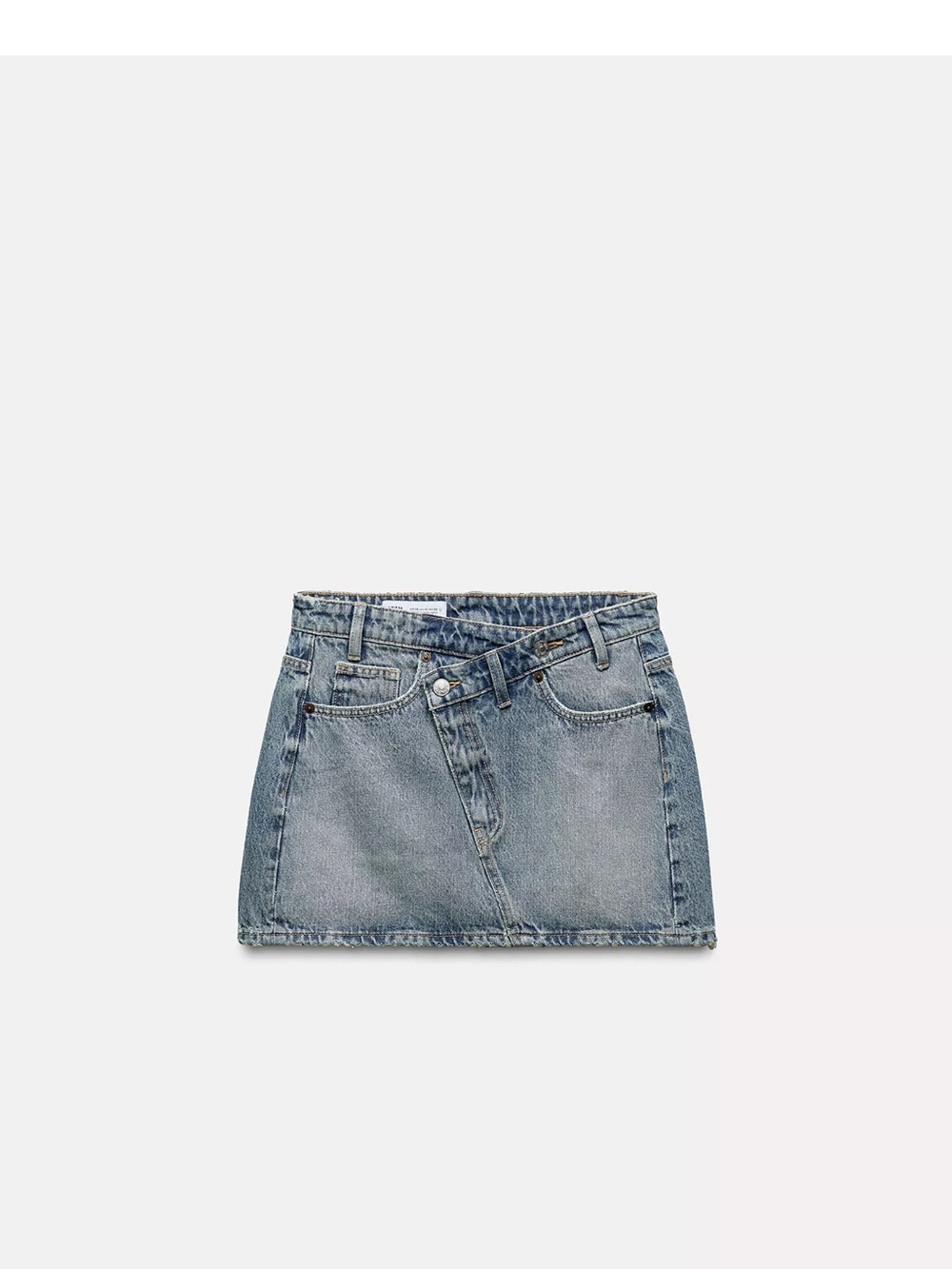Zara TRF Denim Mini Skirt